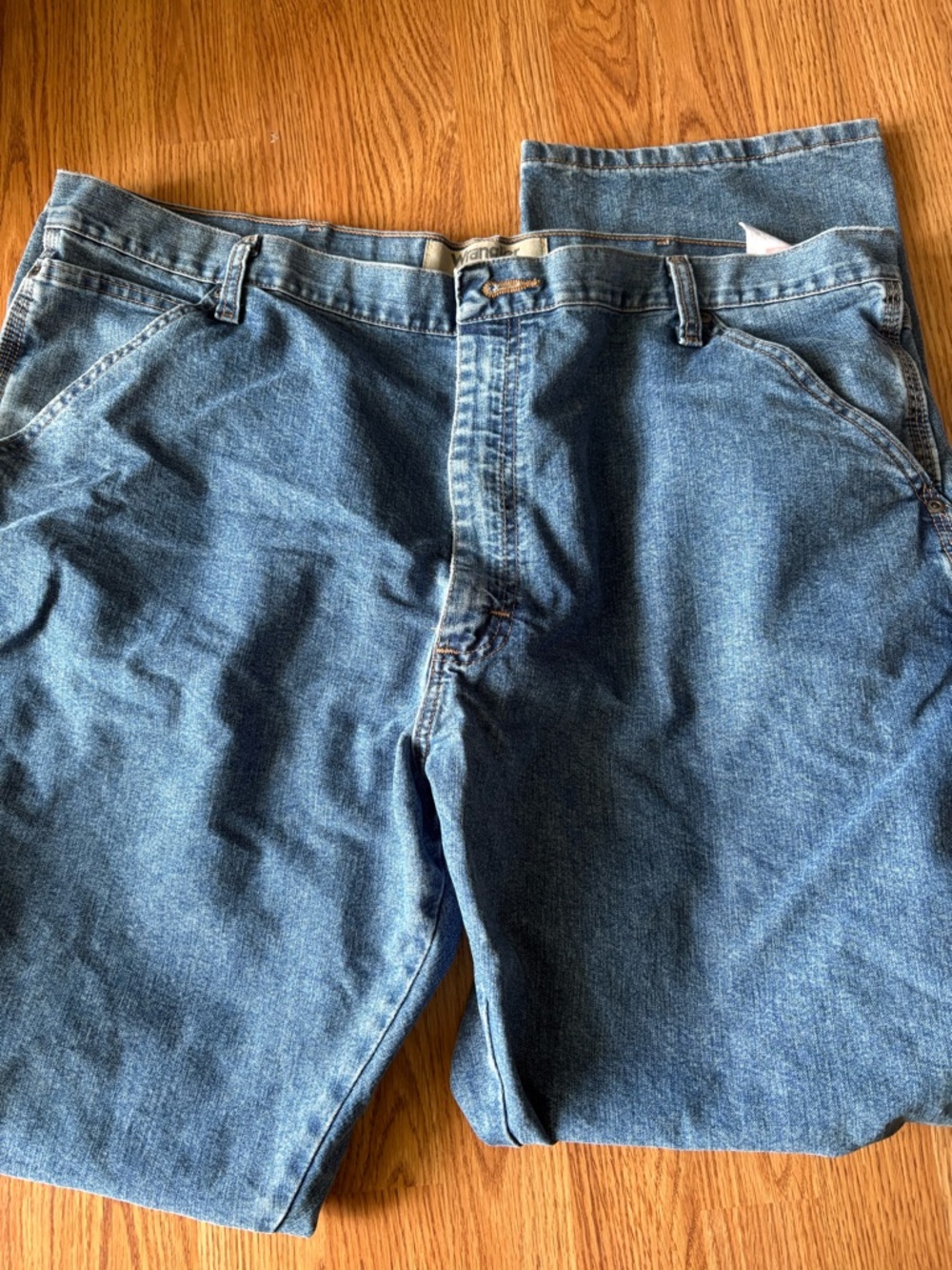 Wrangler Men's Relaxed Straight Carpenter Jeans - Blue 40 x 32